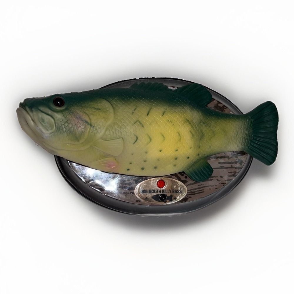 Gemmy Big Mouth Billy Bass the Singing Sensation Motion Activated *Works